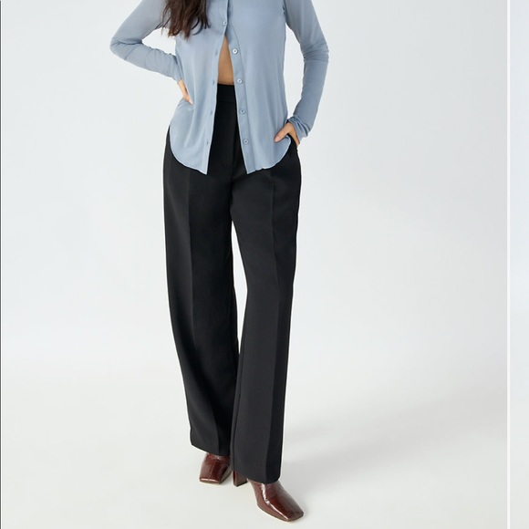 Wilfred Pants - ARITZIA WILFRED EFFORTLESS PANT - SIZE 0 - SHORT LENGTH - BLACK - BACKORDERED